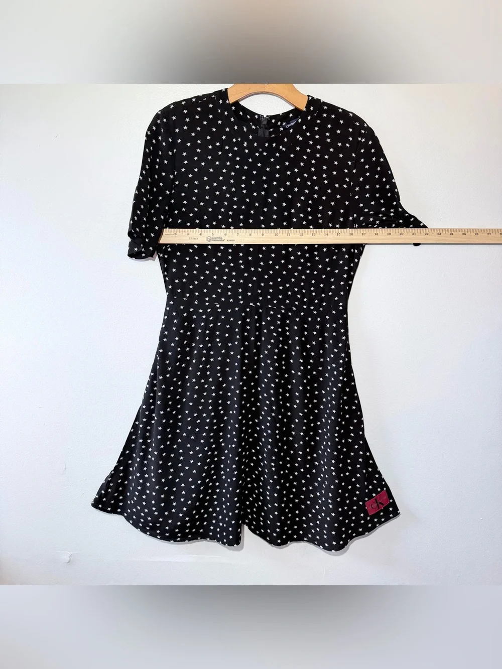 Calvin Klein Black Star-Print Dress size XS